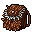 Fur backpack