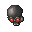 Black skull